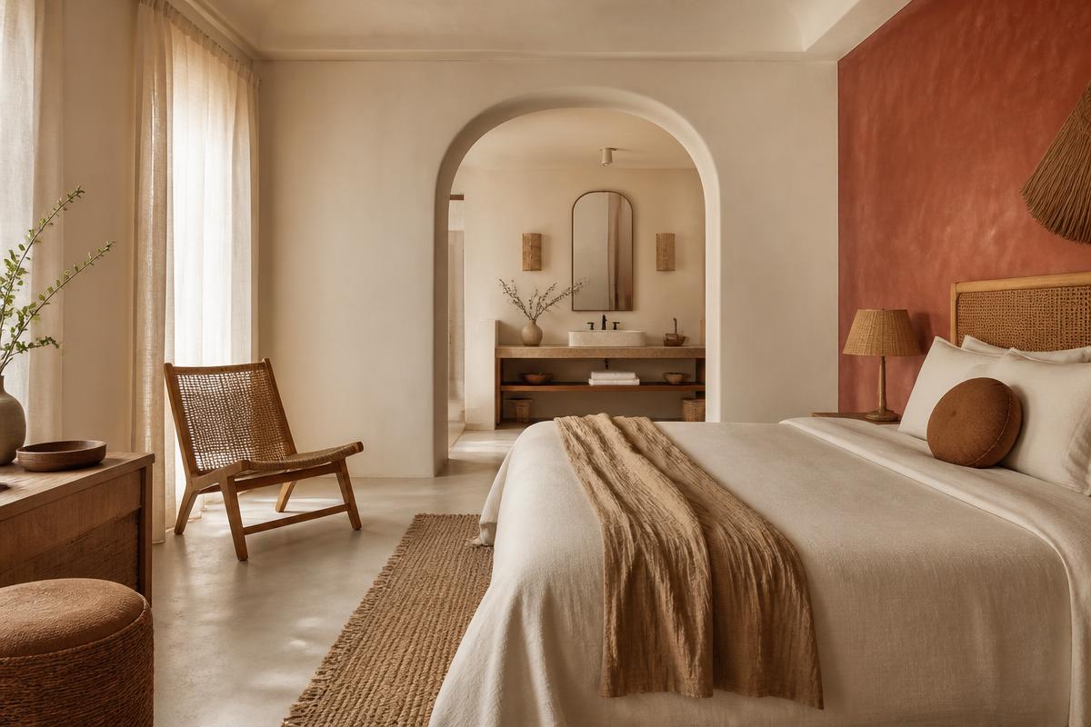 Sunlit CASAVANDA suite interior